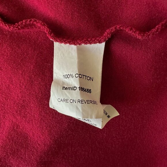 LL Bean Red Long Sleeve T-Shirt, Medium Reg - Picture 4 of 4